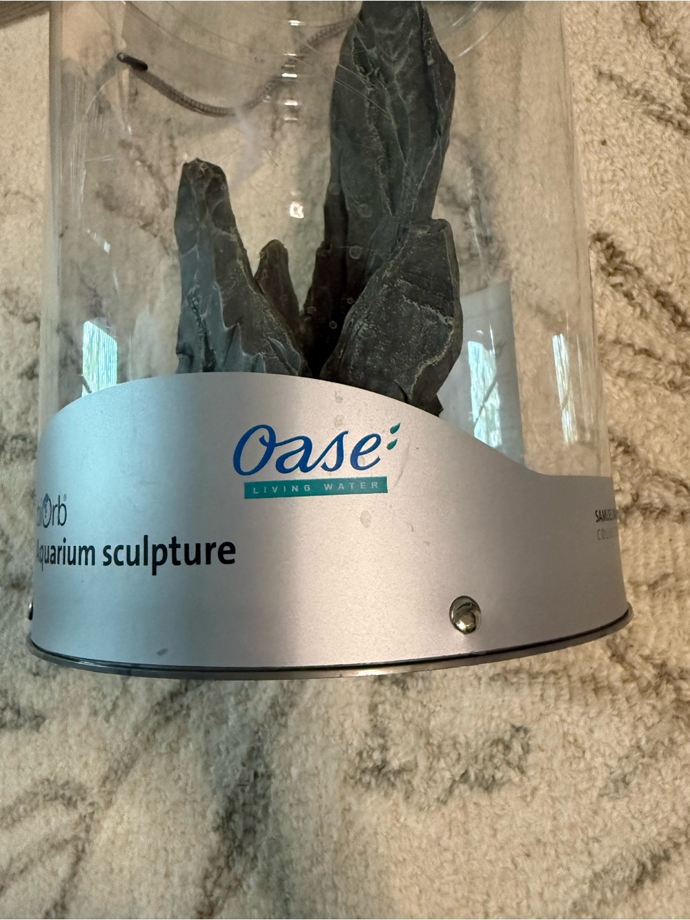 biOrb Aquarium Sculpture Dark Rock Formation Modern Aquascape New in Package - Picture 3 of 7